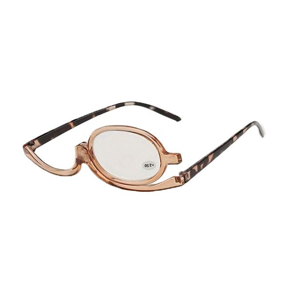Makeup Reading Glasses for Women One Eye Cosmetic Magnifying Readers