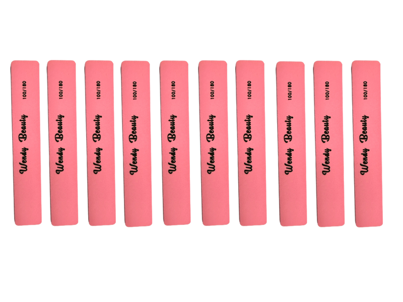 Wendy Beauty Pack of 10 Nail Sponge Buffers