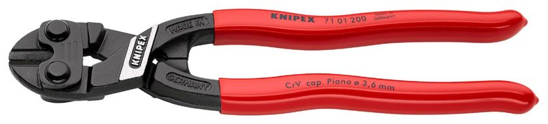 Knipex (71 02 200) Lever Action Centre Bolt Cutters with Precision Blades