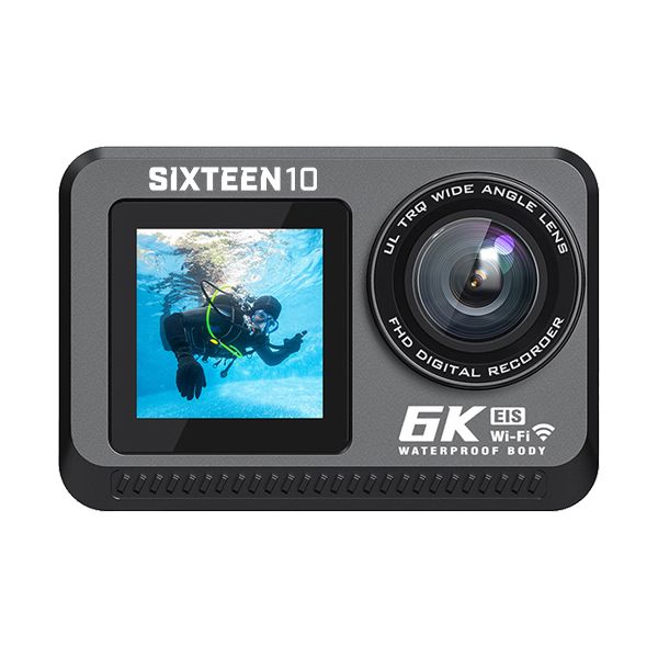 SIXTEEN10 Action6 - 6K Waterproof Action Camera