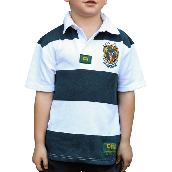 White/Green Stripe image