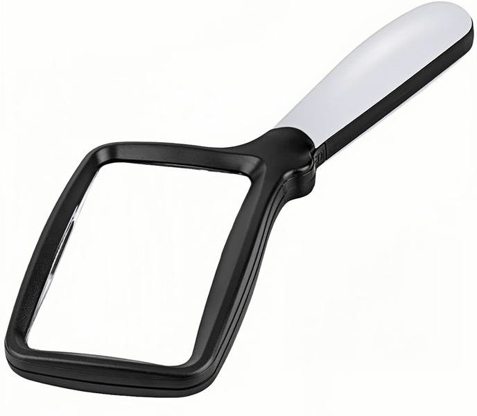 Folding Handheld Magnifying Glass Dimmable LED 5X for Seniors