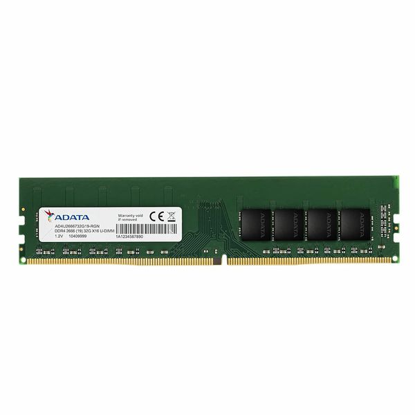 Adata 4GB DDR4 2666MHz U-DIMM Desktop Memory (AD4U2666W4G19-S)