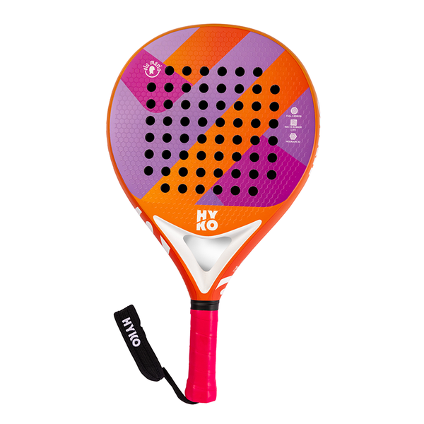 HYKO Ola Maria Full Carbon Padel Racket UltraLight &amp; Hexagon Surface