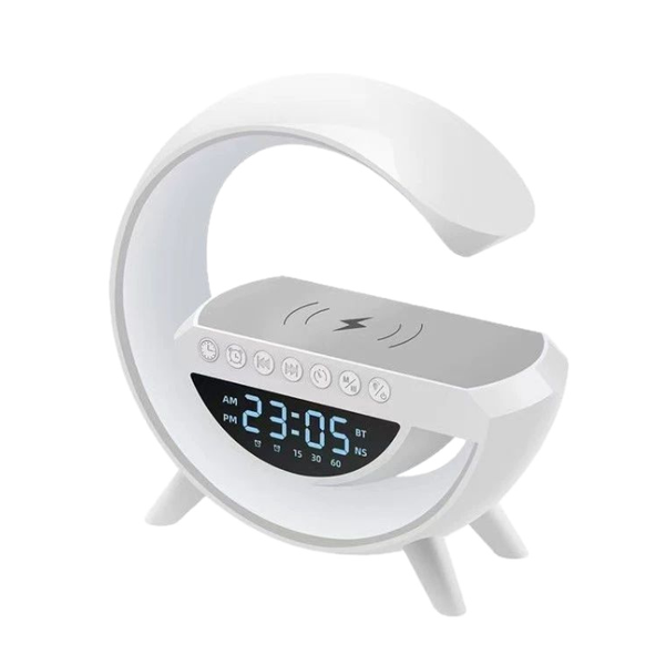 Desk Lamp, Alarm Clock, and Speaker 3-in-1