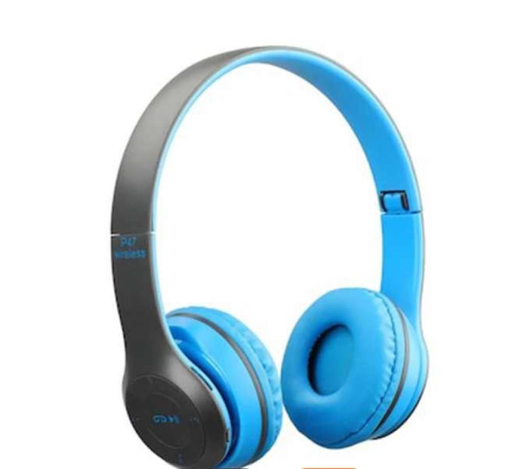 P47 Wireless Bluetooth Headphones - Grey Blue | Shop Today. Get it ...