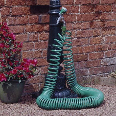 50 Ft Lay Flat Garden hose with 7 Pattern Spray Gun -15m