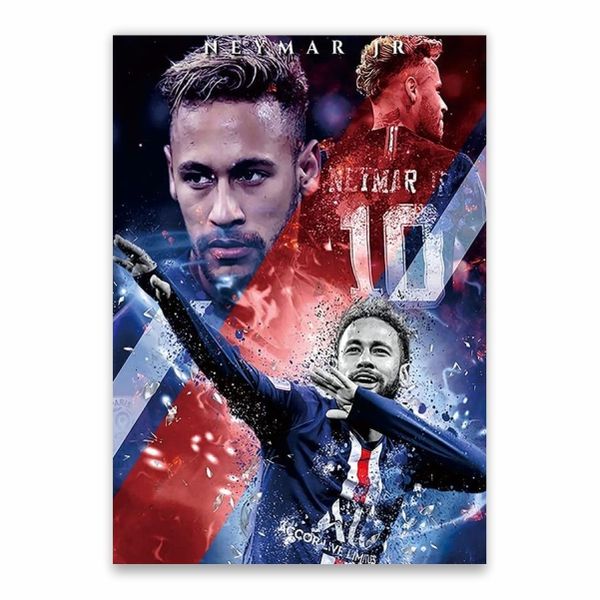 Neymar PSG Collage Poster - A1