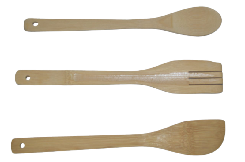 Wooden Spoon Set 3 Piece Bamboo