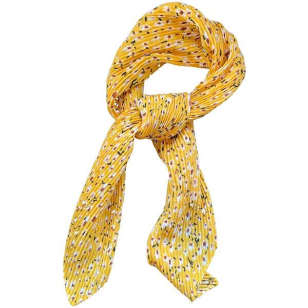 Pleated Head Scarf Wraps Scarves Neckerchief For image