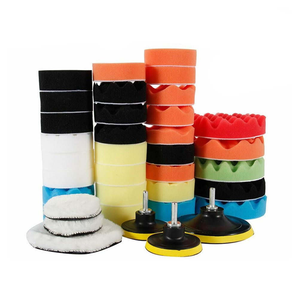 39 Piece Car Foam Drill Polishing Pad Waxing Tools Kit | Shop Today ...