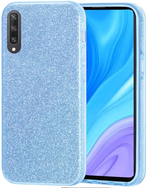 Tekron Glitter Sparkle Bling Protective Case for Huawei Y9s (2020) - Blue