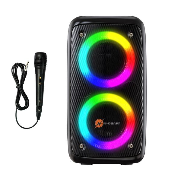 N-Gear Bluetooth Kids Party Speaker with Mic and Light Show