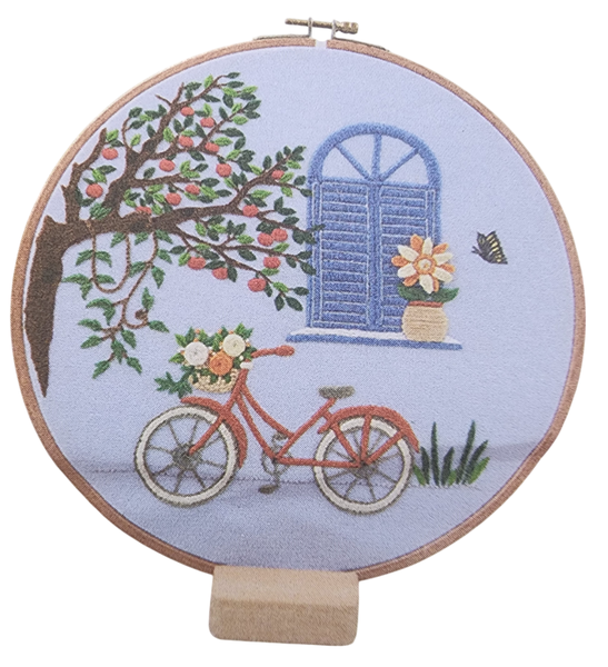 Embroidery Kit - Bicycle
