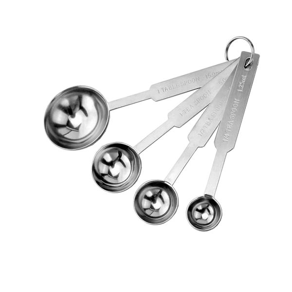 Alanes 4-In-1 Stackable Stainless Steel Measuring Spoons Set For Kitchen