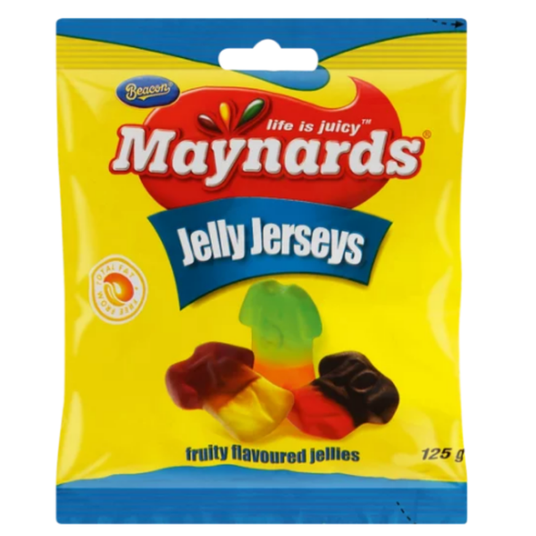 Maynards Jelly Jerseys 125g - 24 Pack