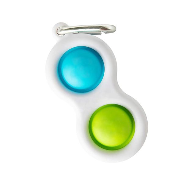 Simple Dimple Mini Pop It Fidget Toy Blue &amp; Green