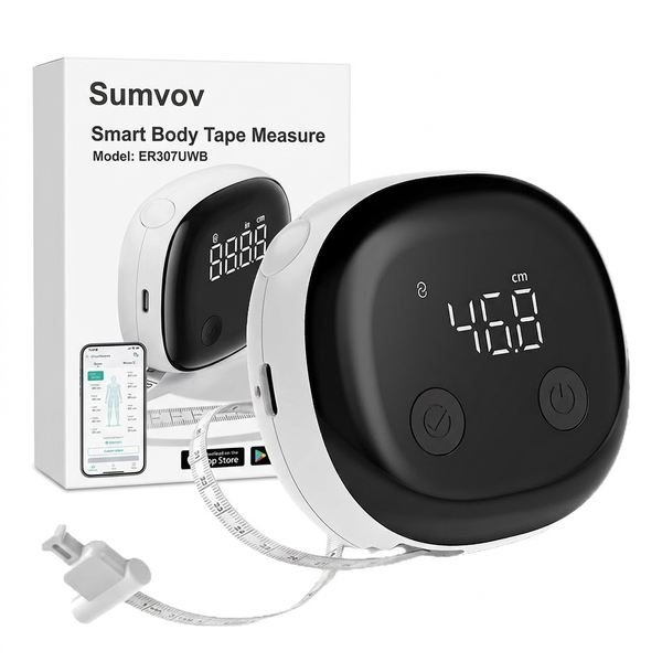 Sumvov Smart Bluetooth Body Tape Measure with LED Display