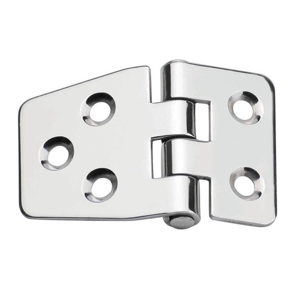 Stainless Steel Hinge 57mm x 38mm Reversed Flush mount
