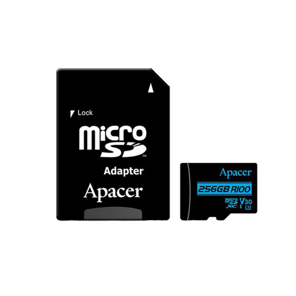 Apacer 256Class MicroSD with Adapter - Memory Card