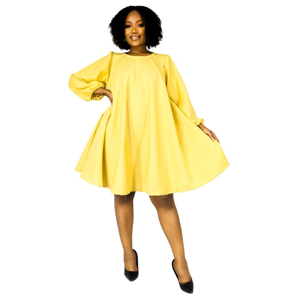 Women Cream Cotton A-Line Midi Dress | Shop Today. Get it Tomorrow ...