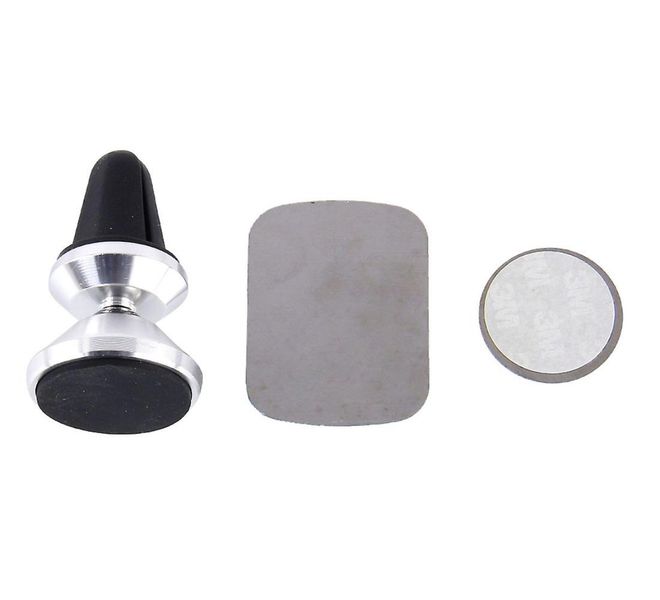 Car Air Vent Silver Magnetic Phone Holder