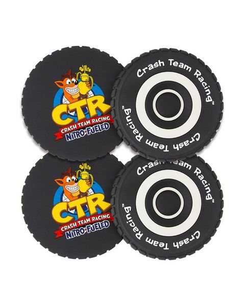 Official Crash Team Racing Nitro-Fueled Tyre Coasters
