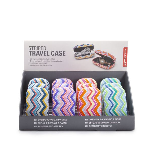 Striped Travel Case
