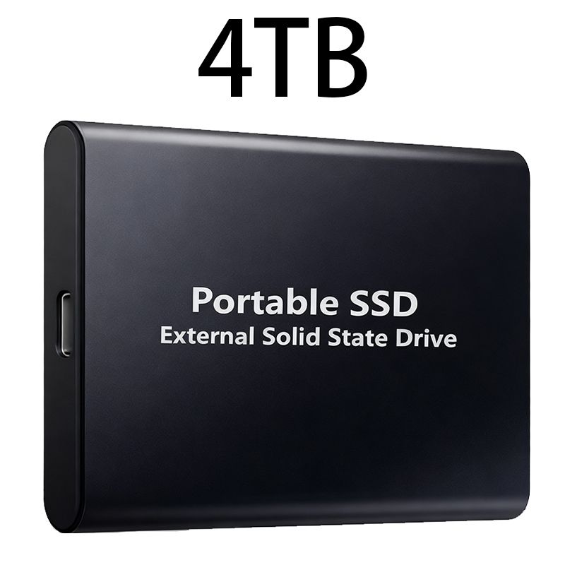 Portable 1/2/4TB High-Speed Hard Drive SSD for Mobile Phone/Laptop