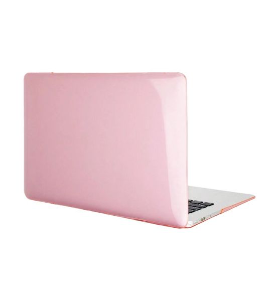 Crystal Clear MacBook Air M2 2022 Hard-Shell Case - Baby Pink