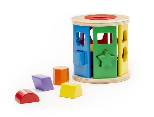 Melissa &amp; Doug Shape Sorting Drum