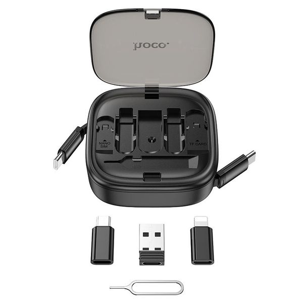 Charging &amp; Data Cable 60W Type-C Retractable Cable UNI 3 Device Adapters