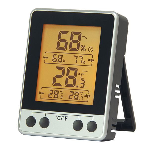 Digital Hygrometer Thermometer with Backlight, Indoor Outdoor Thermometer