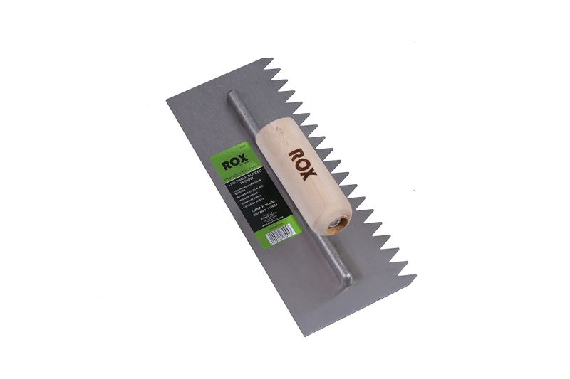 ROX URETHANE SCREED / V-NOTCH TROWEL 280 x 115 MM