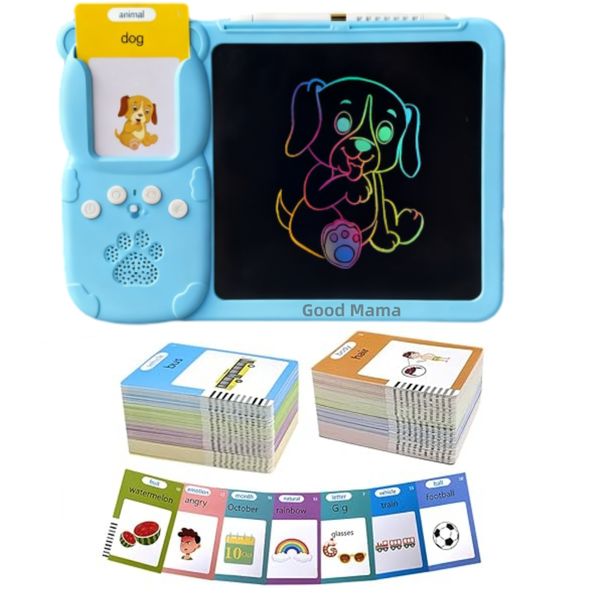 GoodMama Kids Talking Flash Cards Words Learning Toy Early Education