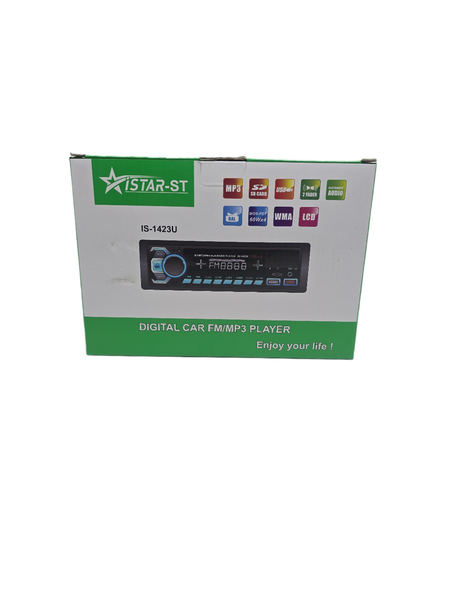 Istar Bluetooth Car Receiver. MP3, Dual USB, SD, Aux, FM Radio. (IS-1423U)