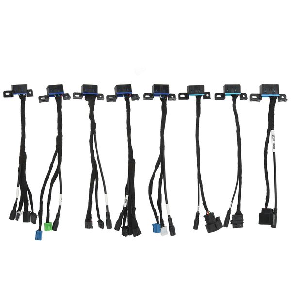 8Pcs EIS ELV Test Line Detection Cable compatible with Benz W204 W212 W221