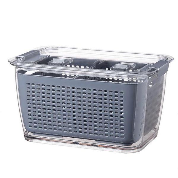 Kitchen Drain Storage Box - Grey