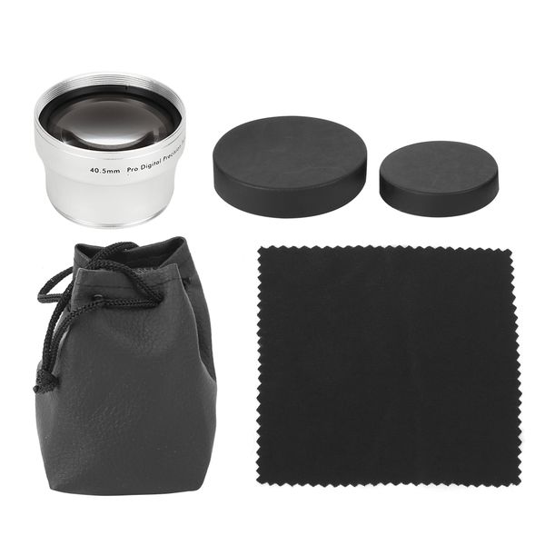 40.5mm 2X Magnifier - Black Aluminum Lens