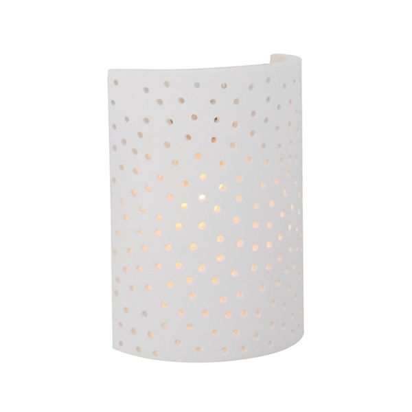 Gypsum Wall Light 18 cm White