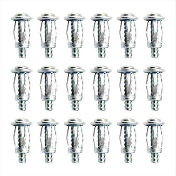 80 Pcs M4 X 20 Petal Nuts Expansion Nut Jack Nuts With Screws