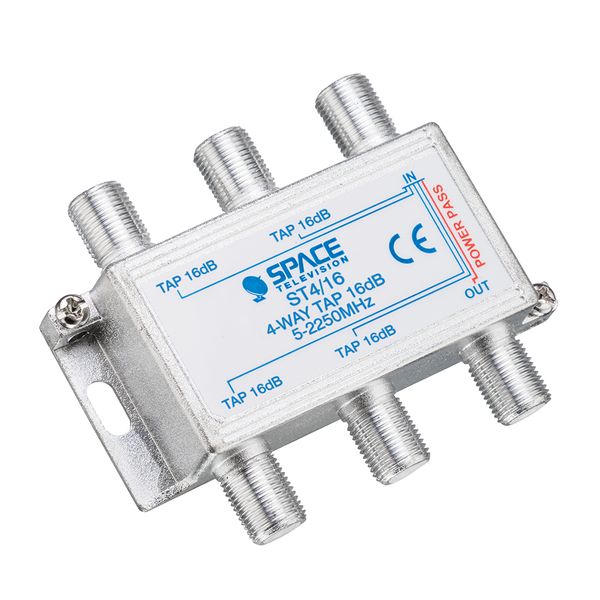 Space TV Satellite IF Tap - 4 Way - 16db (5 – 2250MHz)