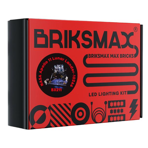 Briksmax Light Set for Lego 10266 Expert NASA Apollo 11 Lunar Lander
