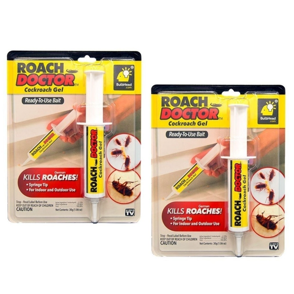 2 x Cockroach Medicine Syringe Chlorfenapyr Cockroach Killing Glue Device