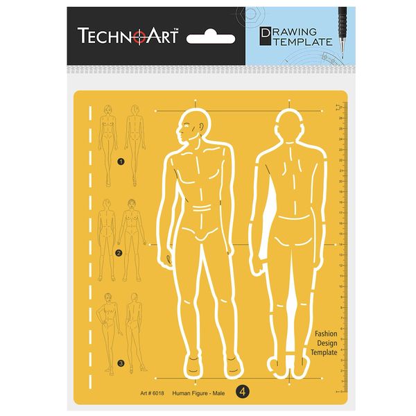 TechnoArt Template Human Figure Male 2