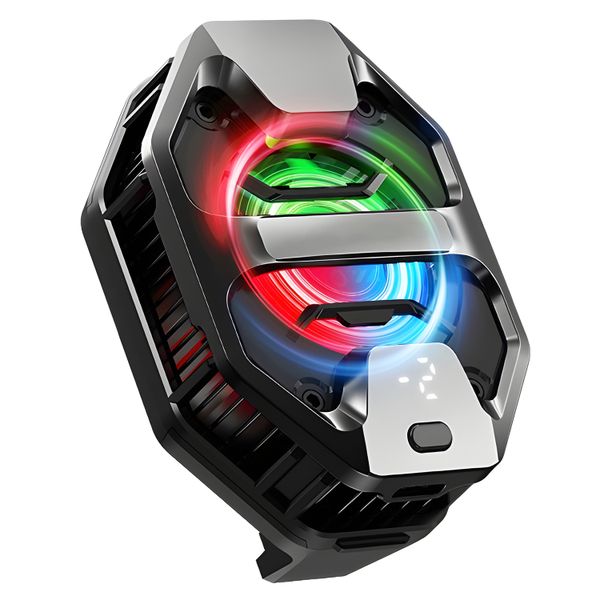 Phone Cooler for Gaming, 27W Cooling Fan with RGB LED for Phone Cooling