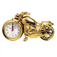 Motorcycle Alarm Clock Table Desk Time Clock Luxury Quartz Alarm Clock