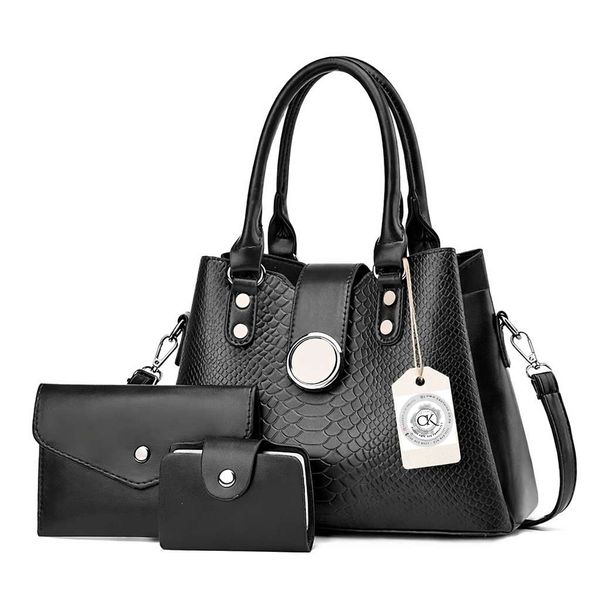 Captain - K - 3 Piece Set Leather Large Capacity Luxury Handbags