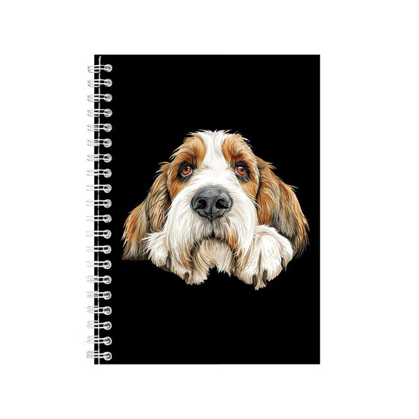Basset Griffon Vendeen A5 Notebook Spiral Lined Notepad Dog Idea 376
