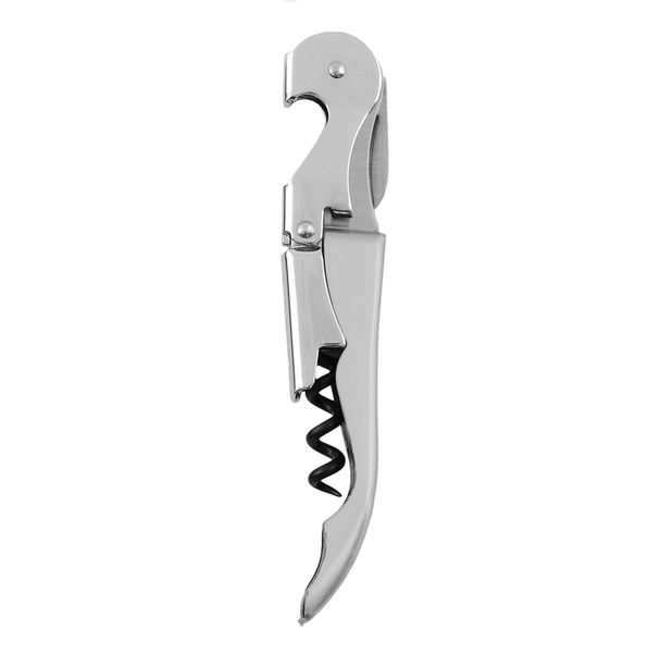 Waiter's Corkscrew Wine Opener, Stainless Steel Wine Bottle Opener